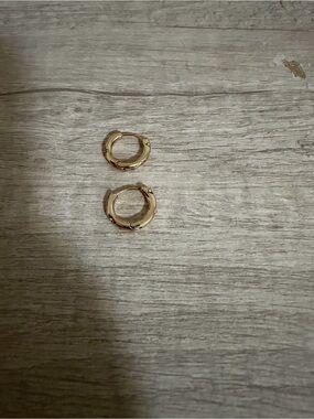 Classic Gold Hoop Huggie Earrings - Women Jewelry